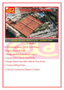 Enero 2016 - Club de Tenis Denia