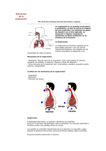 Educación de la respiración.