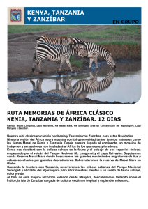 ruta memorias de áfrica clásico kenia, tanzania y zanzíbar