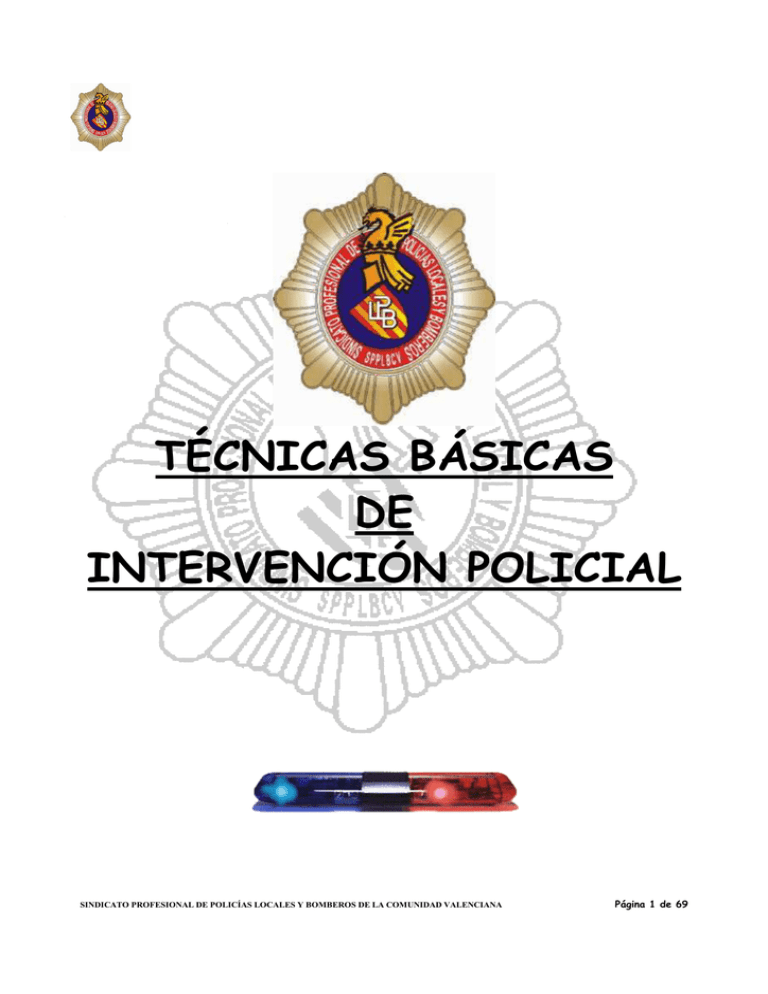 técnicas básicas intervencion policial pdf