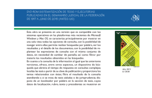 dvd-rom sistematización de tesis y ejecutorias publicadas en el