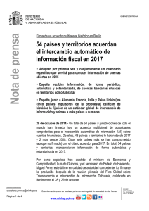 intercambio automático de información fiscal