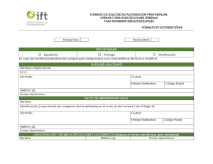 Formato IFT Autorización B
