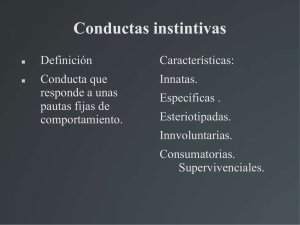 Conductas instintivas - IES Pedro Muñoz Seca