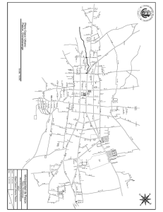 Mapa Casco Urbano de Patzun