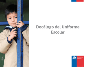 Decálogo del Uniforme Escolar - Ministerio de Educación de Chile