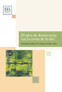 30 años de democracia: ¿en la cresta de la ola?