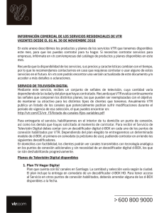 INFORMACION COMERCIAL DE LOS SERVICIOS