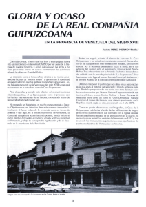 GLORIA Y OCASO DE LA REAL COMPAÑIA GUIPUZCOANA
