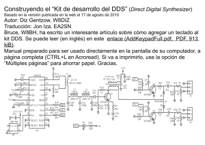 Construyendo el “Kit de desarrollo del DDS” (Direct