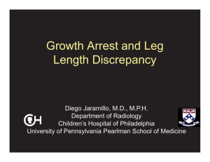 Growth Arrest and Leg Length Discrepancy