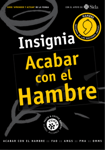Insignia Acabar con el Hambre - Food and Agriculture Organization