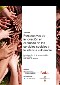 Perspectivas de innovación en el ámbito de los servicios sociales y