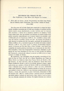 EXCURSIÓN DEL VERANO DE 1952 (Por Vallferrera y Alta Ribera