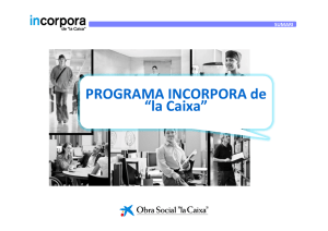 PROGRAMA INCORPORA de - Associació Empresarial Pedrosa