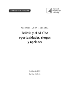 Bolivia y el ALCA