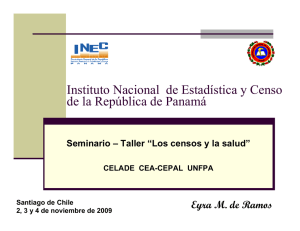 Instituto Nacional de Estadística y Censo de la República de Panamá