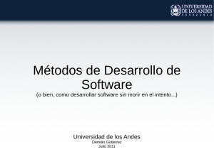 Métodos de Desarrollo de Software