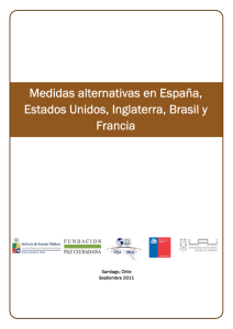 Medidas alternativas en España, Estados Unidos, Inglaterra, Brasil y