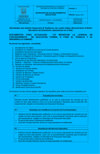 Formatos Requisitos para novedades de e v2 agosto 2015