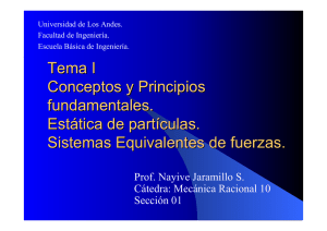 Tema I Conceptos y Principios fundamentales.
