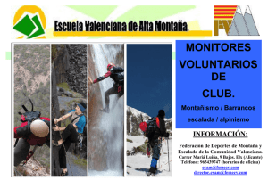 INFORMACIÓN GENERICA monitores voluntarios DE CLUB