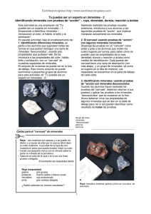 Tú puedes ser un experto en minerales - 2