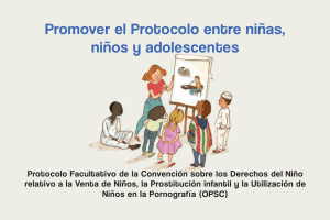 Promover el Protocolo entre niñas, niños y adolescentes