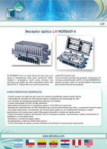 Receptor óptico NOR860T-4 LH