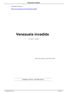 Venezuela invadida - El Correo