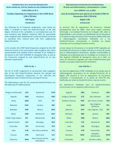 Lista de instalaciones que operan en la banda LF