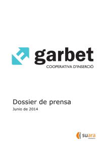 GARBET - Dossier premsa