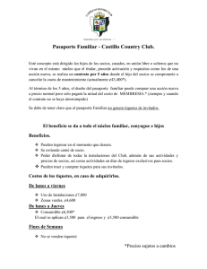Pasaporte Familiar - Castillo Country Club.