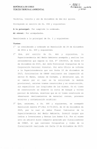 Resolución S-8-2015 - Tercer Tribunal Ambiental