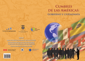 CUMbRES dE lAS AMÉRicAS - Summit of the Americas