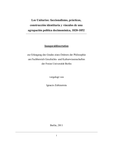 Los Unitarios - Dissertationen Online an der FU Berlin
