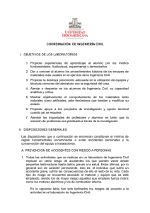 Reglamento de Laboratorio - Universidad Iberoamericana