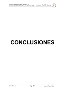 conclusiones - Universidad de Sevilla