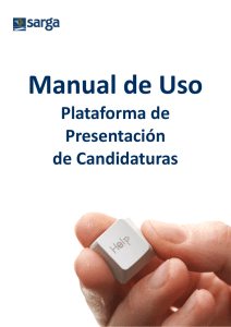 Plataforma de Presentación de Candidaturas