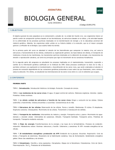 biologia general - Grupo de Biología – UNED