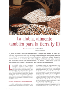 La Fertilidad de la Tierra Revista de Agricultura Ecológica, ISSN