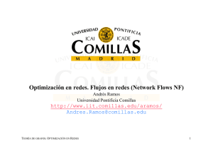 Optimización en redes. - IIT - Universidad Pontificia Comillas
