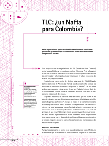 TLC: ¿un Nafta para Colombia? - Universidad Externado de Colombia