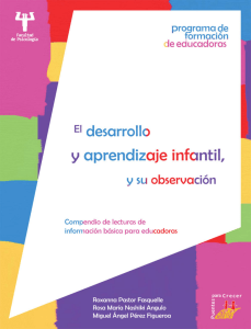 Desarrollo y aprendizaje infantil y su observación - Psicología-UNAM