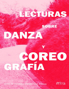 Lecturas sobre danza y coreografía