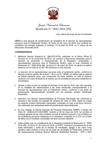 RES 0661-2016-JNE - proclamación Parlamento Andino EG 2016