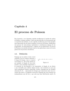 El proceso de Poisson