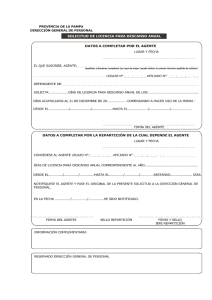 Form. Licencia para Descanso anual