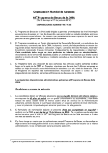 Disposiciones Administrativas - Dirección Nacional de Aduanas