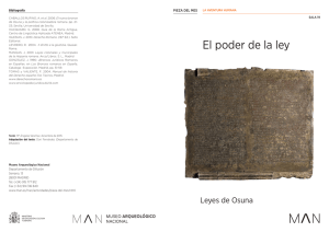 Leyes de Osuna - Museo Arqueológico Nacional